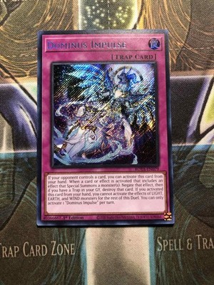 *** DOMINUS IMPULSE *** 1ST EDITION SECRET RARE ROTA-EN079 YUGIOH!