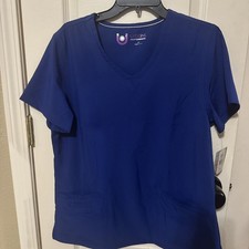 Urbane Ultimate Scrubs Navy Blue Size Large Scrub Top Style 9015