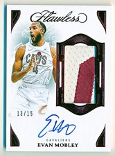 2024-25 Flawless Evan Mobley Vertical Ruby Patch Auto #VPA-EMC (13/15)