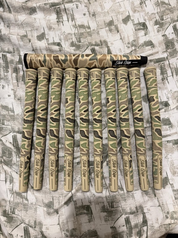 Stick Grips Camo Golf Grips Standard Size 11 Piece Set