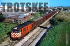 35mm Slide CP Portugal Railways Diesel Loco 1806 Evora 2001 Portuguese