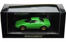 1/43 Lancia Stratos 1974 Light Green Diecast Model Car with Display BaseItem S