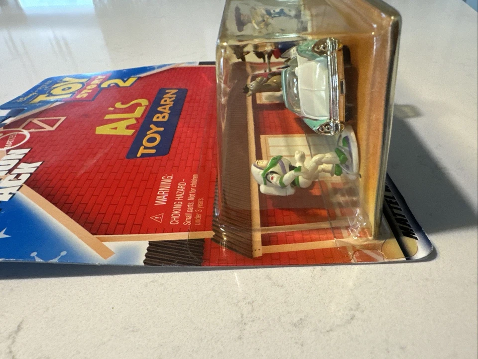HOT WHEELS TOY STORY II 2 AL'S TOY BARN Action Pack Car Figures On Card Disney - Image 4 of 4
