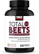Force Factor Total Beets Blood Pressure Support with Grape Seed Extract and Non