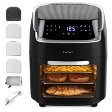 Image of Innoteck 12L Digital Air Fryer Oven with Rotisserie 1800W Large Air Fryer with