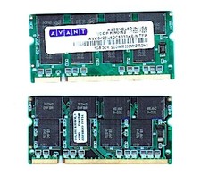2 x 1 GB 2 GB Total DDR-333 SODIMM PC2700 Non-ECC RAM Laptop Memory   Avant 