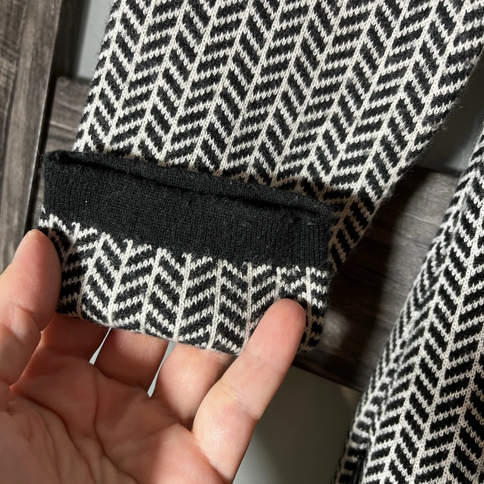 Title Nine Barra Tunic Herringbone Merino Wool Blend Sweater Dress Women Size M - Image 3 of 4