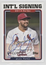 2022 Topps Archives 2005 Topps Draft Picks Auto Juan Yepez #05DP-JY Auto 5q7