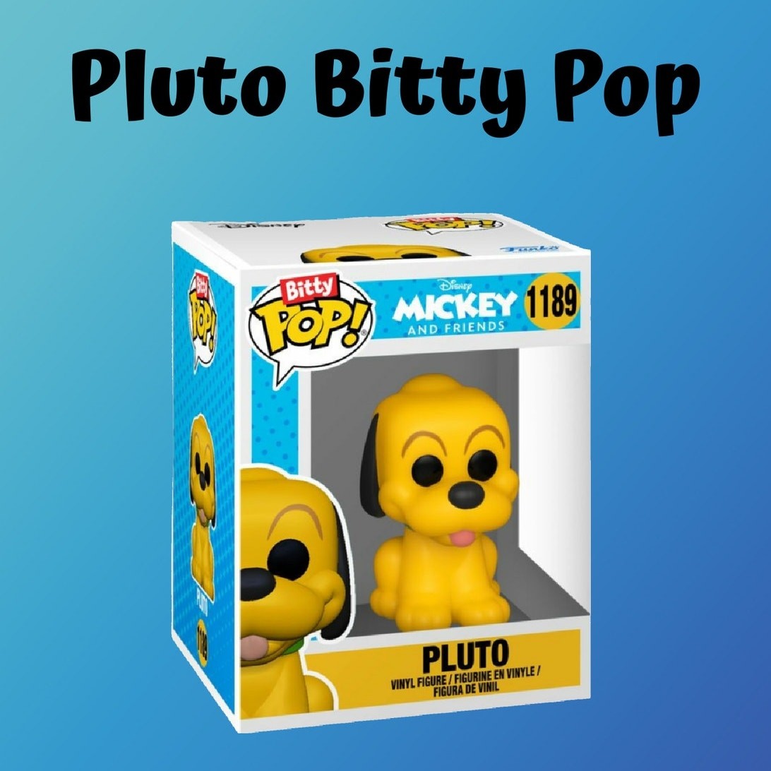Disney Mickey and Friends Pluto Funko Bitty Pop Mini Figure