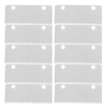 10 Pack Tape Cutter Blades Serrated Metal Blades for Packaging Tape Dispenser...