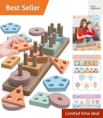 Montessori Toys for 1 2 3  Old Boy Girl, Toys for Ages 2-4 Toddlers Kids Baby...