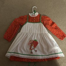 Rare Vintage Strawberry Shortcake American Greetings Girls Dress size 6