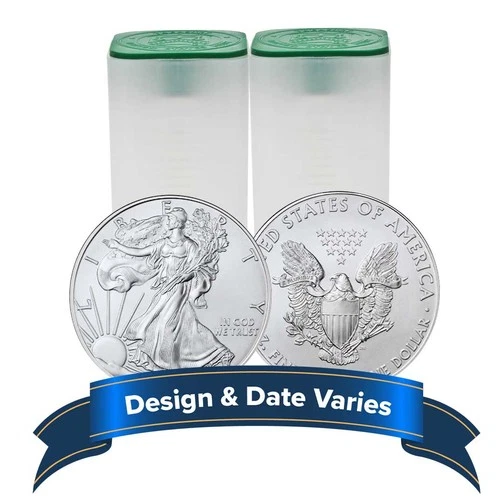 Lot of 40 - $1 American Silver Eagle 1 oz Random Year BU