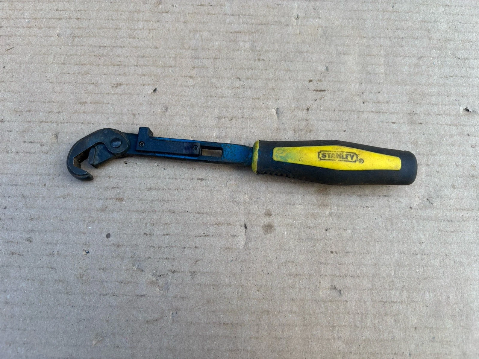 Vintage Stanley,no 87-988 Adjustable C Spanner Wrench,5/16”-8mm & 9/16”-14mm