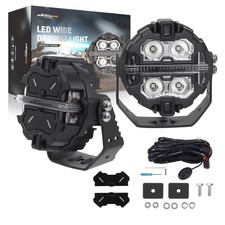 2x3.5 Inch 160w Round Led Driving Lights For Offroad Spot Lights Driving Light