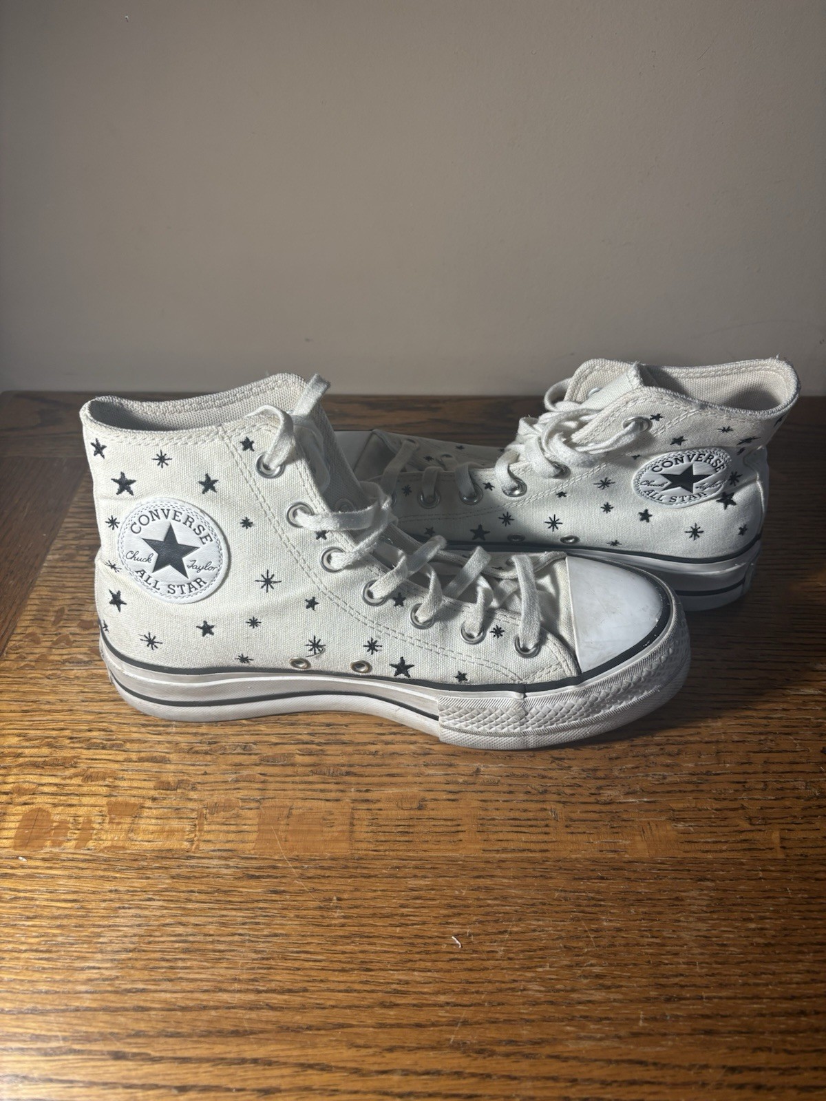 Women's Converse Chuck Taylor All Star Crystal Energy platform shoes, white, 8
