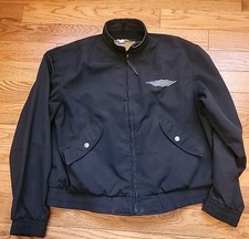 Vintage Harley Davidson Jacket Mens Medium Nylon Windbreaker Motorcycle USA 90s