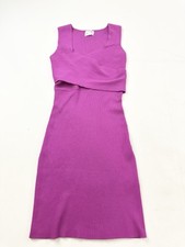 Olive & Oak Dress Women’s Medium M Pink Sweater Ribbed Soft