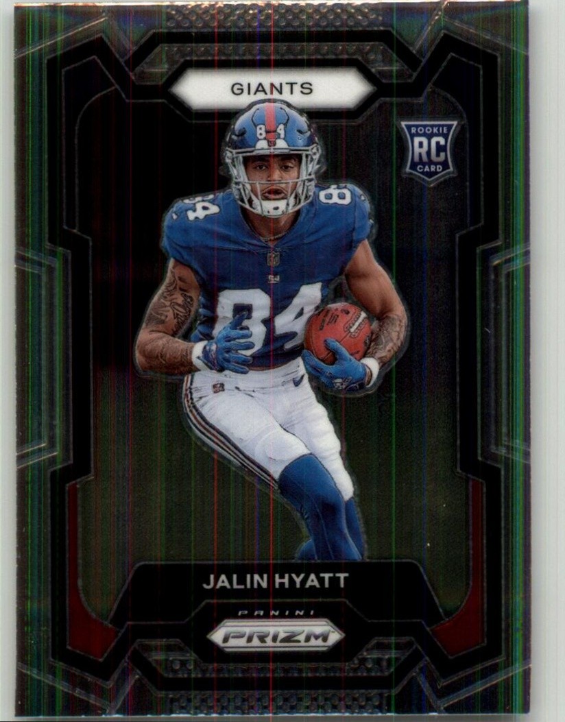 2023 Panini Prizm Jalin Hyatt Rookie #378 RC New York Giants