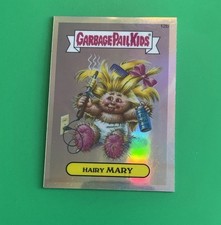 2013 Topps Garbage Pail Kids Chrome MISCUT Hairy MARY #12b Refractor