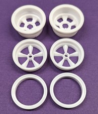 Resin 116 Scale American 5 Spoke Front Halibrand Rear Funny Car Wheel Set