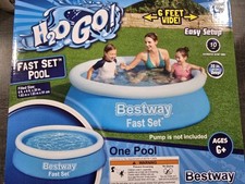 H2OGo Bestway Pool Fast Set 6'  20" Inflatable