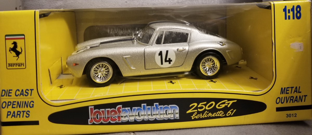 1961 Ferrari 250 GT Berlinetta SWB Le Mans Jouef Evolution 1/18 Diecast Car NIB