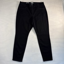 Ava  Viv Jeans Womens 17 Black High Rise Skinny Denim Stretch