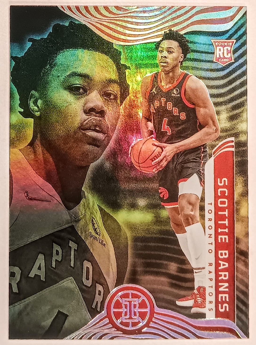 2021-22 Panini Illusions Refractor Scottie Barnes RC #154