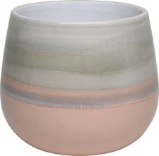 Better Homes & Gardens 10 inch Ceramic Emily Planter Pink