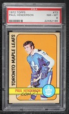 1972-73 Topps Paul Henderson #73 PSA 8 0h75