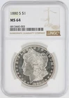 1880-S Morgan Silver Dollar NGC MS64 S$1 San Francisco Minted No Reserve