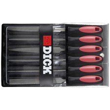 Dick 1187102-2K Schlüsselfeilensatz 6-tlg. 100/2 in Plastiktasche schwarz "DI...