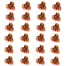 24 Pcs Small Hair Claw 1.2 Inch Plastic Hair Clips Mini Grip Octopus Clips St...
