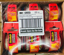 3M Scotch 3M Storage Packing Tape Heavy Duty Shipping Packaging - 36 Rolls