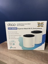 TP-Link Deco X55 AX3000 Whole Home Mesh Wi-Fi 6 System  2-Pack  4500 Sq. Feet