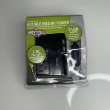 PowerLine Mobile Media Power 200 Watt DC to AC Inverter with USB Power Port