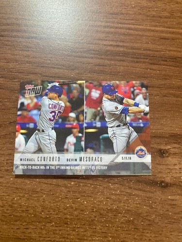2018 Topps Now 200 Michael Conforto / Devin Mesoraco
