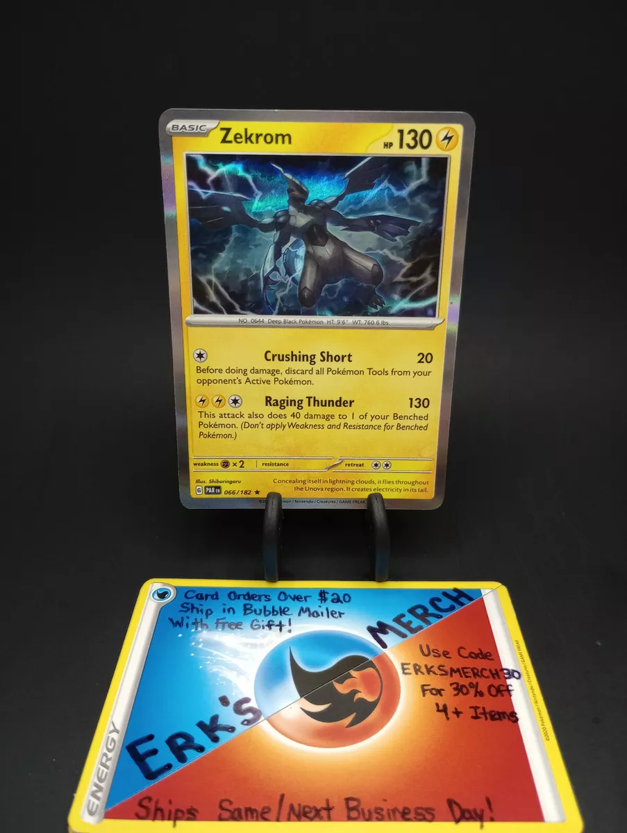 Pokemon TCG - Paradox Rift - Holo - Zekrom - 066/182 - Rare