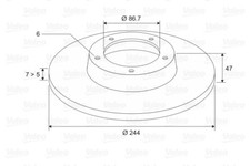 Disque de frein Citroen MEHARI