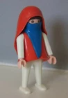 Playmobil (P401) Safari - Red Woman with Blue Bedouin Nomadic Veil Desert 3415