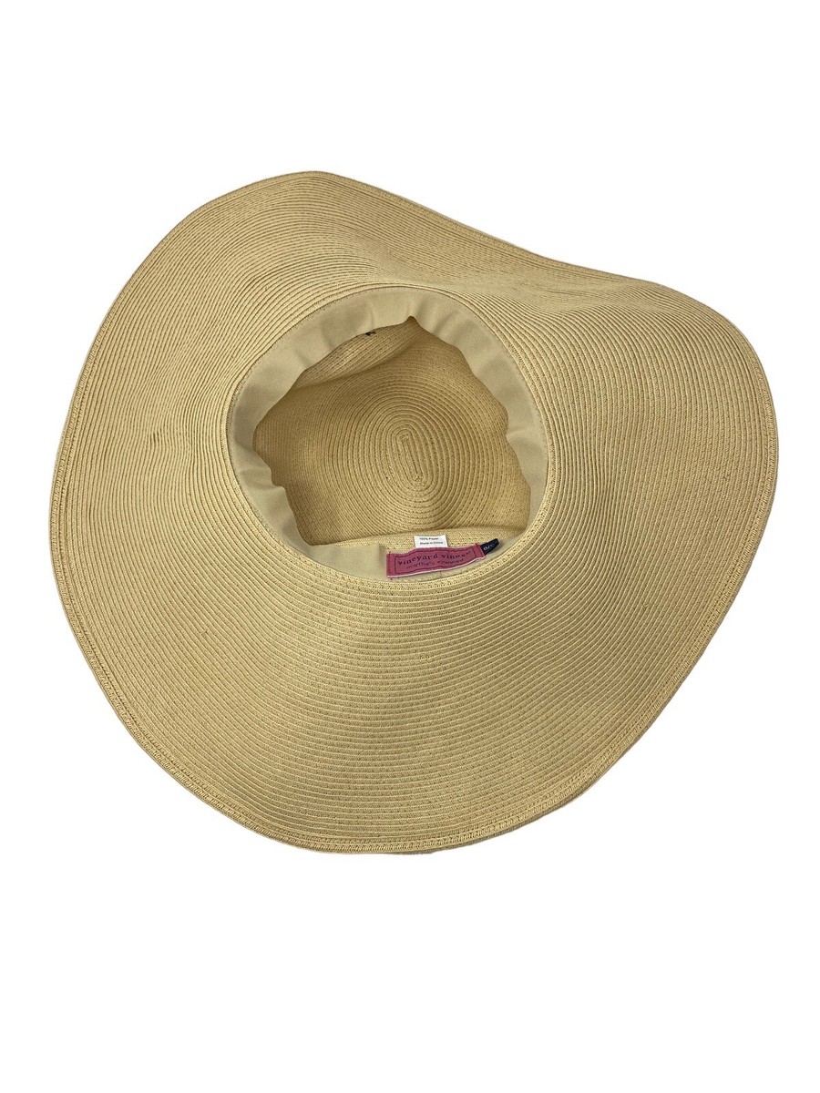 Vineyard Vines Womens Sun Hat Large Floppy Nautical Preppy  display picture 2