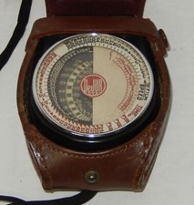 DeJur-Amsco Vintage Light Meter Bakelite & Case Camera Model 40