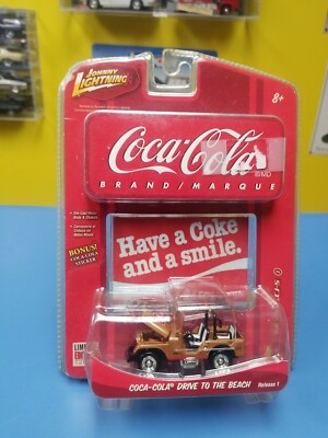 ミニカー JOHNNY LIGHTNING COCA-COLA JOHNNY LIGHTNING COCA COLA '66 JEEP CJ-5 R1 