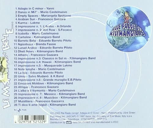 Compilation Alle Falde Del Kilimangiaro (CD) - Picture 2 of 2