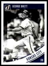 2018 Donruss Black & White Variation SP #120 George Brett Kansas City Royals HOF