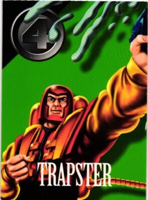 TRAPSTER #66 BASE 1996 Marvel Vision Embossed Collectible Card