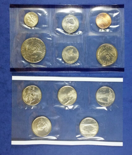 2005 U S Mint Set 22 Coin Uncirculated Set Complete Philadelphia & Denver W/OGP - Picture 3 of 9