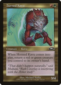Horned Kavu Planeshift MTG LP