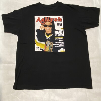Aaliyah May 24 1994 Magazine Cover T Shirt Sz Xl Ebay 